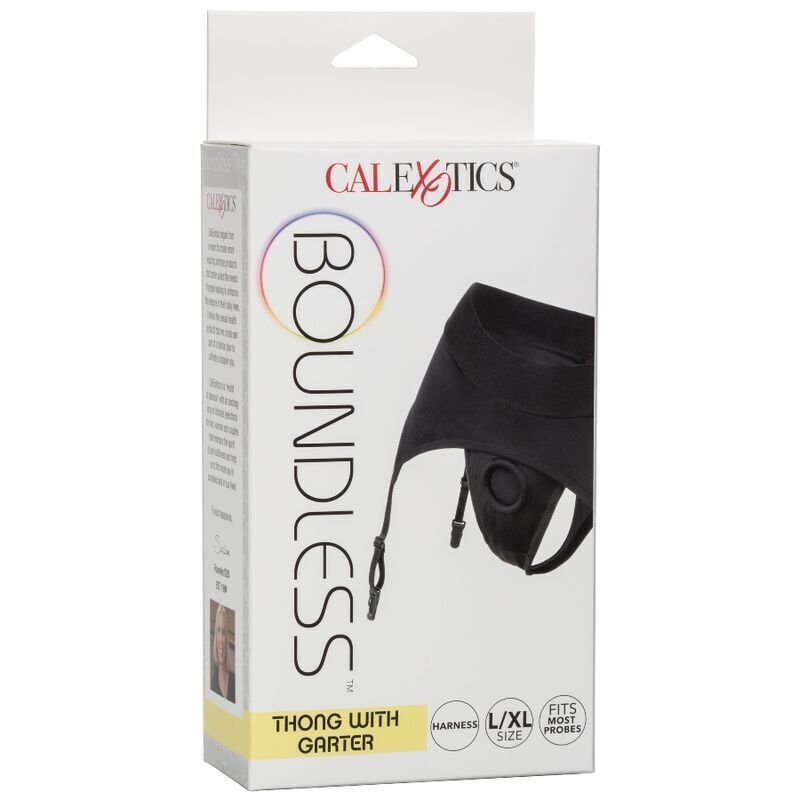 CalExotics - Boundless Tong Harnas Met Kousenband S/m