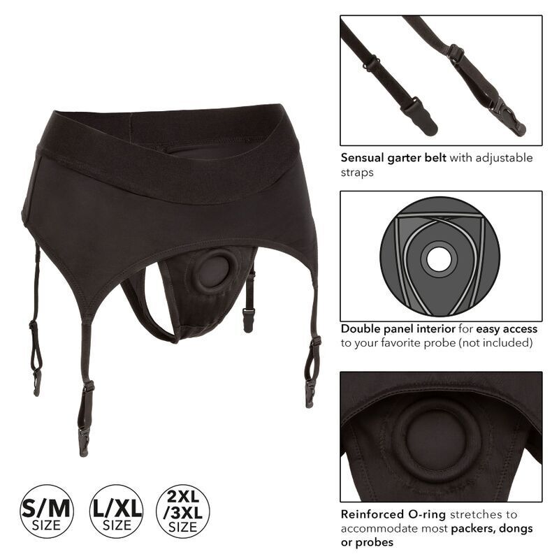 CalExotics - Boundless Thong with Garter S/m