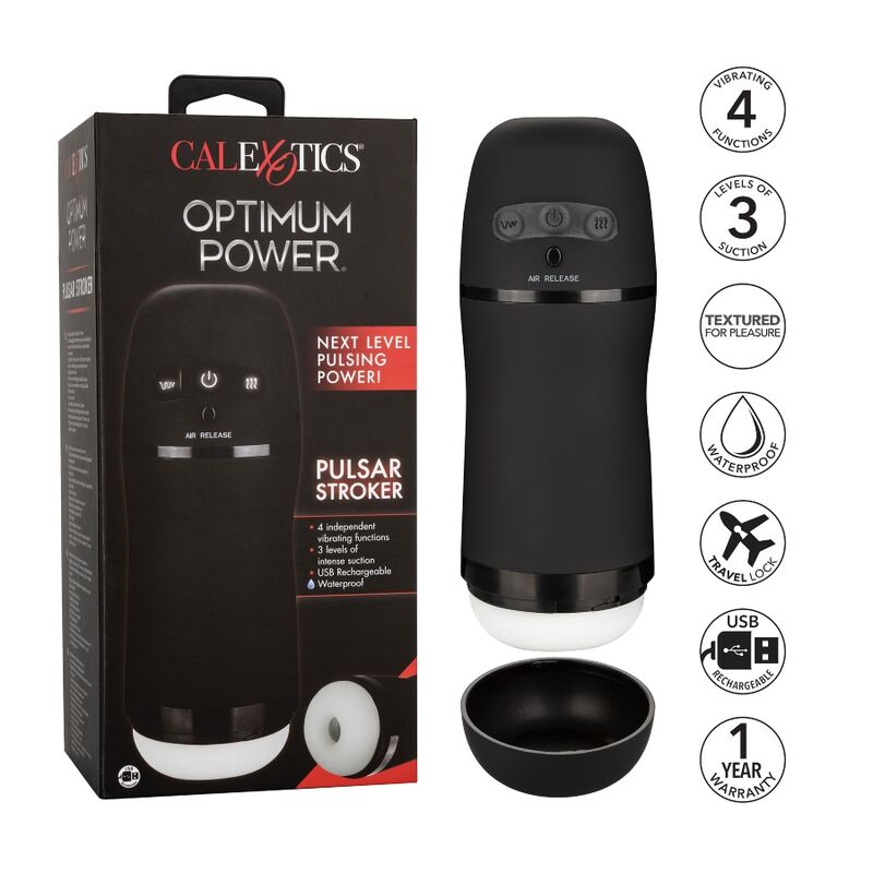 CalExotics - Optimum Power Vibrerende Zuigmasturbator