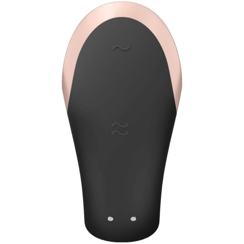 SATISFYER - Double Love Luxury Partner Vibrator Black