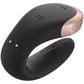 SATISFYER - Double Love Luxury Partner Vibrator Black