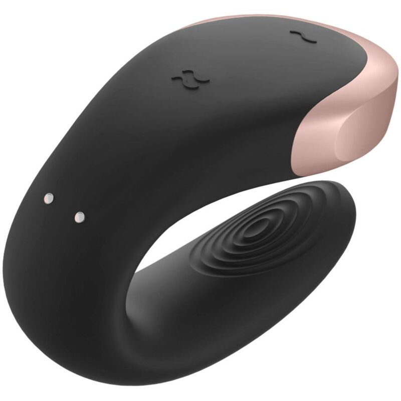 SATISFYER - Double Love Luxury Partner Vibrator Black