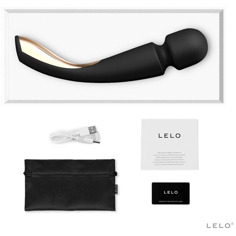 LELO - Smart Medium Wand 2 Black Massager
