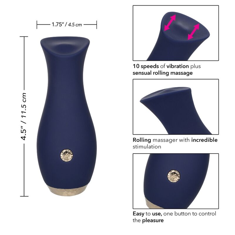 CalExotics Chic Tulp Massager - Blauw