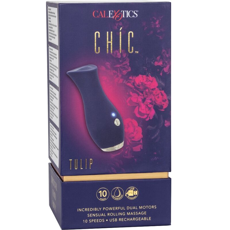 CalExotics Chic Tulp Massager - Blauw