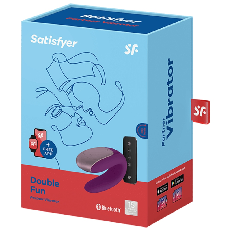 Satisfyer - Dubbel Plezier Partner Vibrator Lila