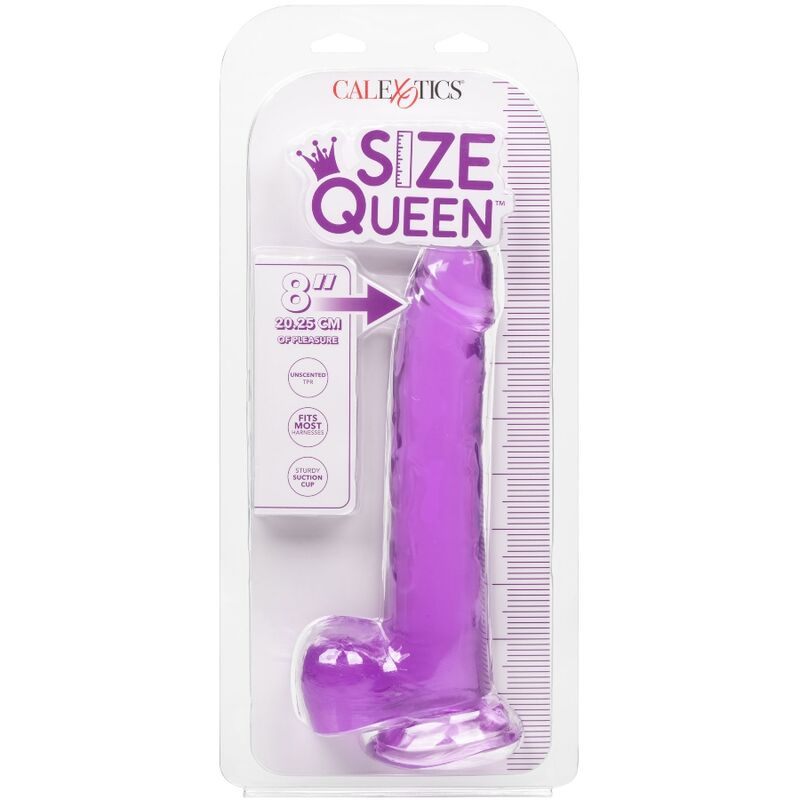 CalExotics - Size Queen Dildo Purple 20.3 cm