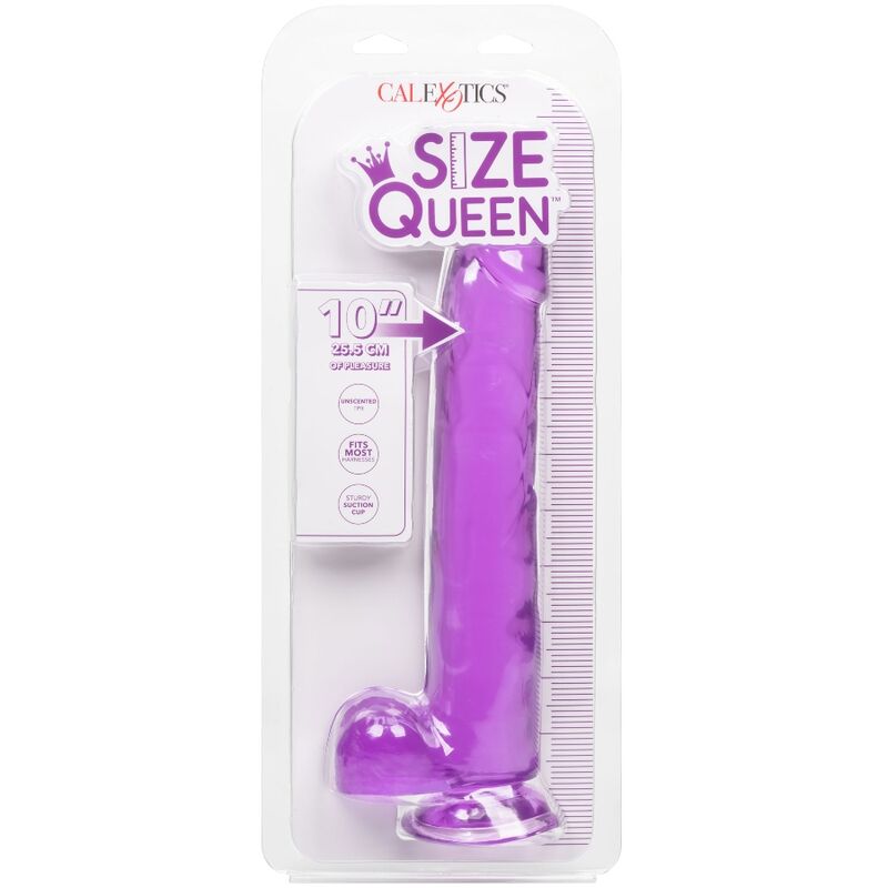 CalExotics - Size Queen Dildo Purple 25.5 cm