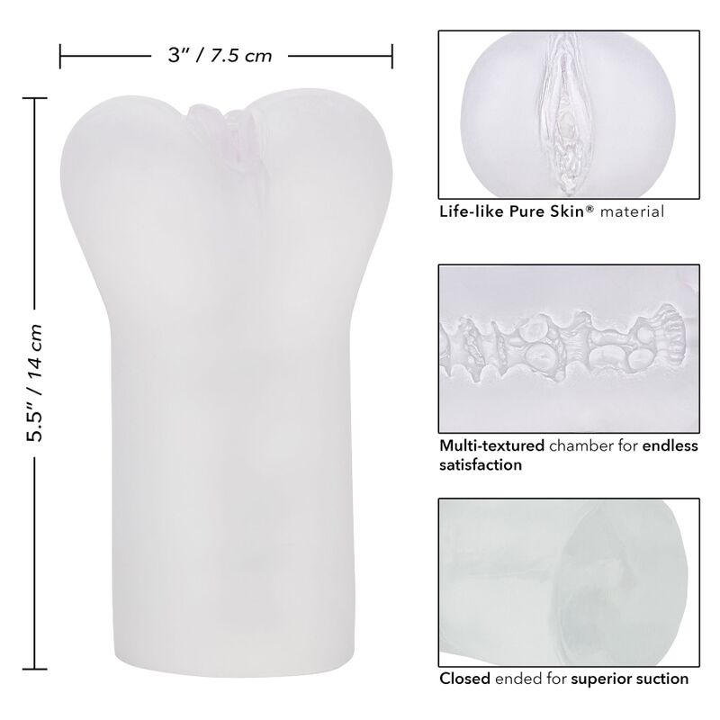 CalExotics - Boundless Vulva Stroker Transparent