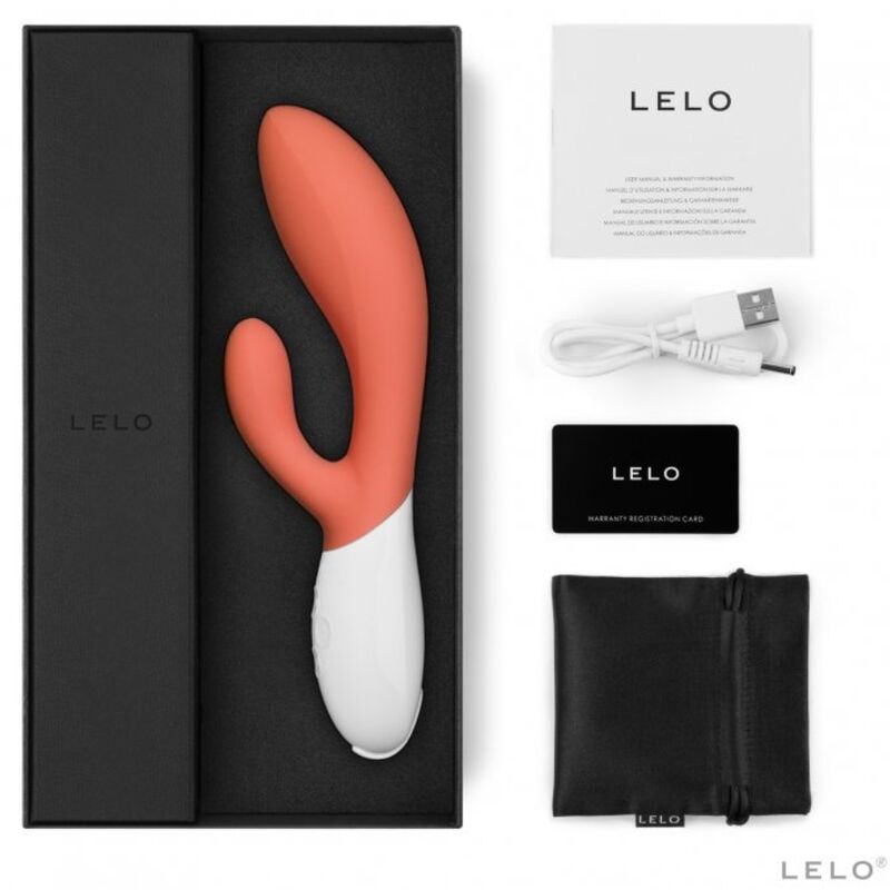 LELO - Ina 3 Luxury Coral Rabbit Vibrator
