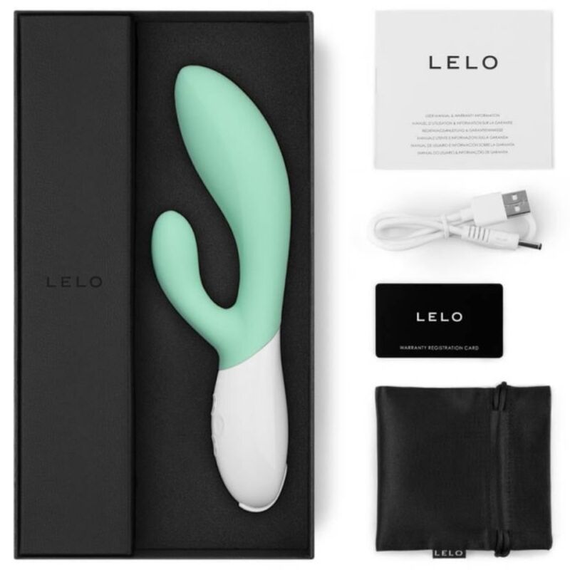LELO - Ina 3 Groene Vibrator Konijn Luxe Aqua Groen