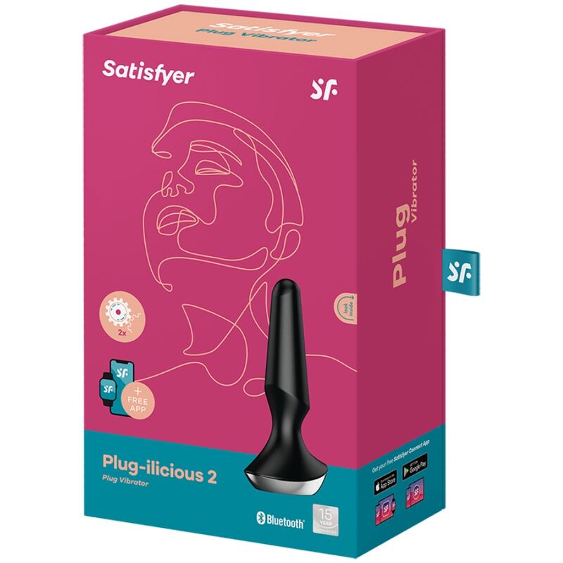 SATISFYER - Plug Ilicious 2 Plug Vibrator Black
