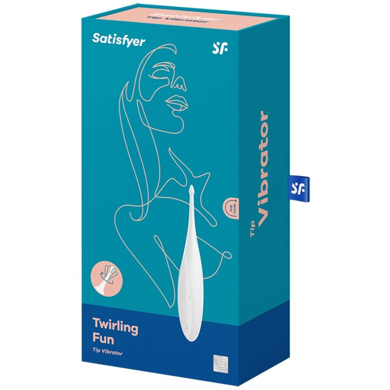 SATISFYER - Twirling Fun Tip Vibrator White