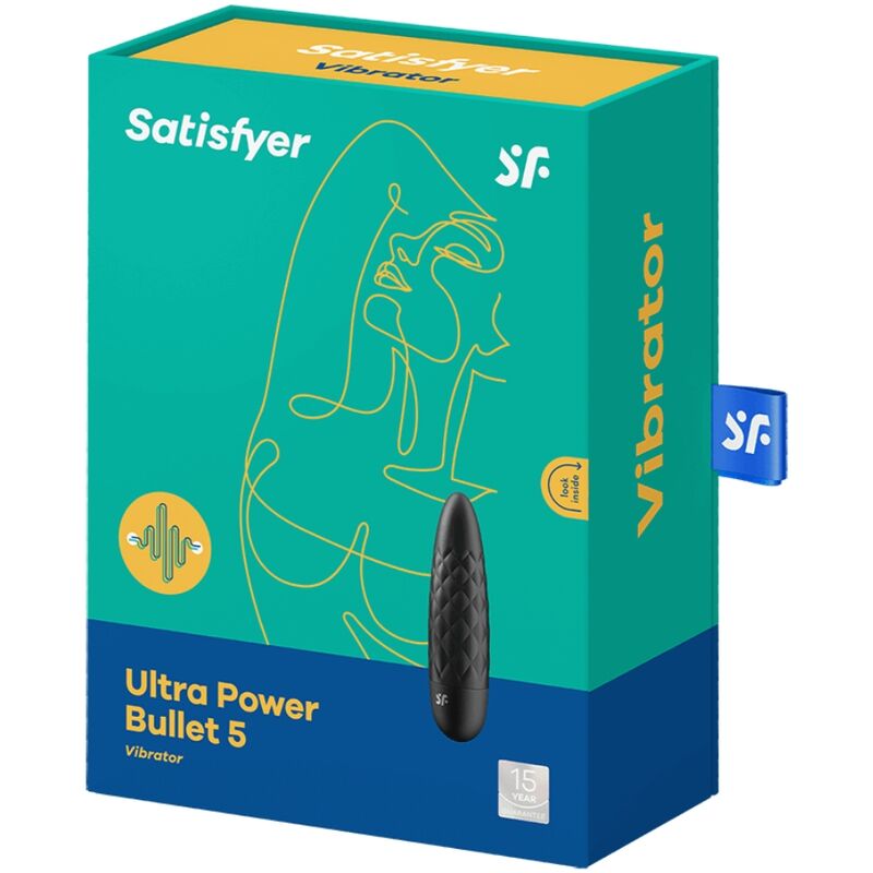 Satisfyer - Ultra Power Bullet 5 Zwarte Trillende Kogel