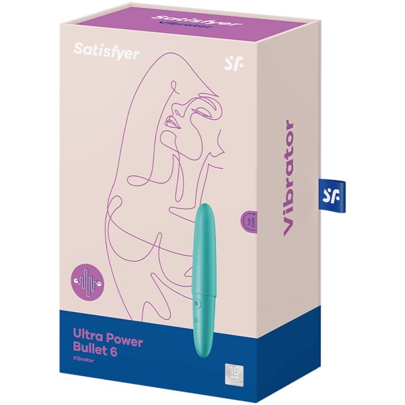 SATISFYER - Ultra Power Bullet 6 Turquoise