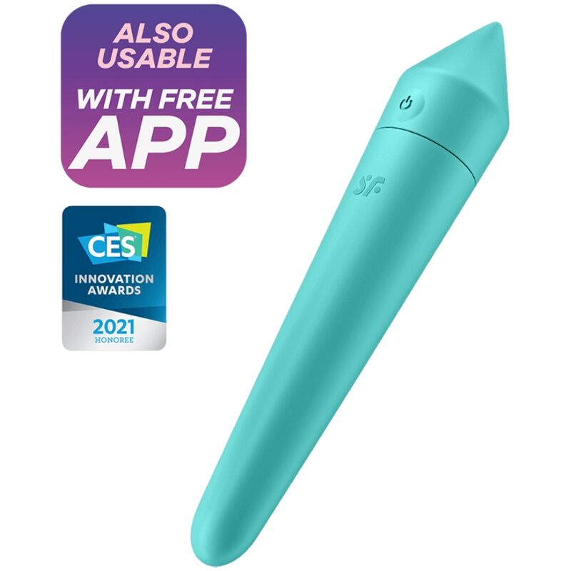 Satisfyer - Ultra Power Bullet 8 Vibrerende Kogel Turquoise