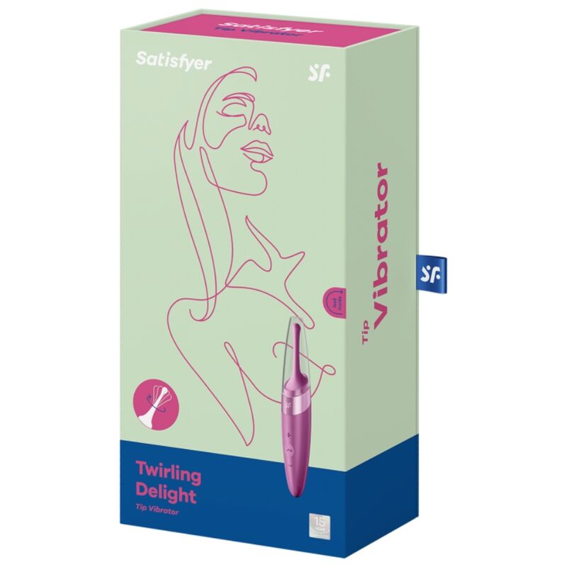 SATISFYER - Twirling Delight Clit Tip Vibrator Purple