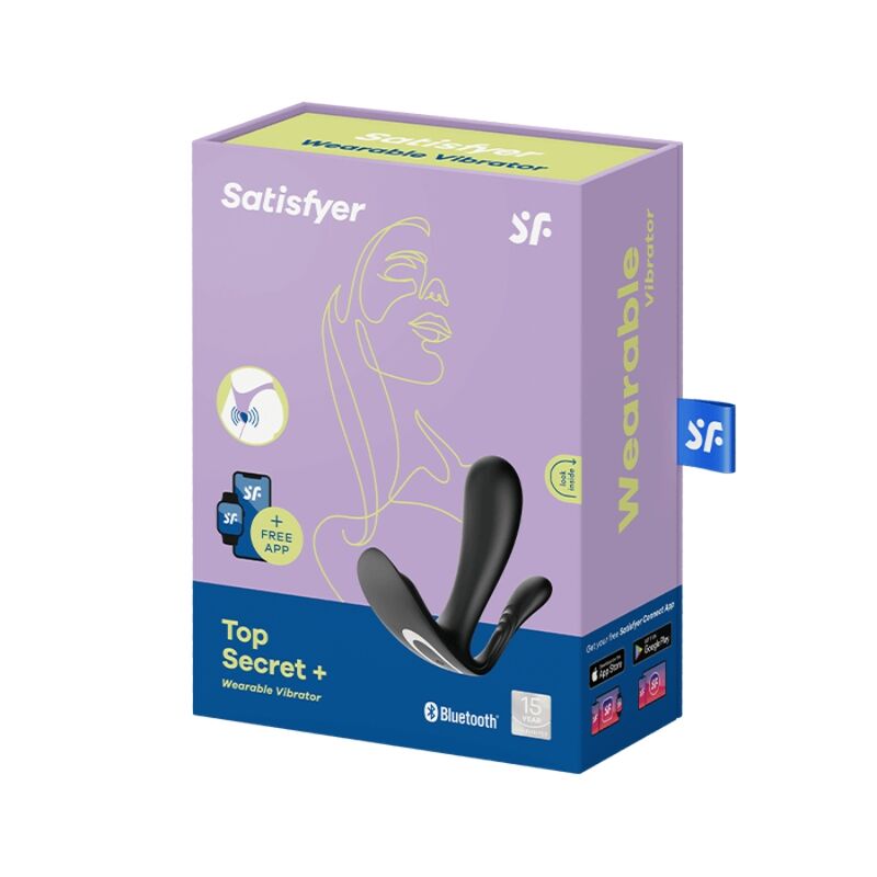 SATISFYER - Top Secret + Vibrator Black