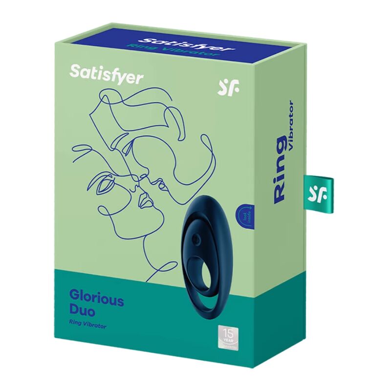 Satisfyer - Glorieus Duo Vibrerende Ring Blauw