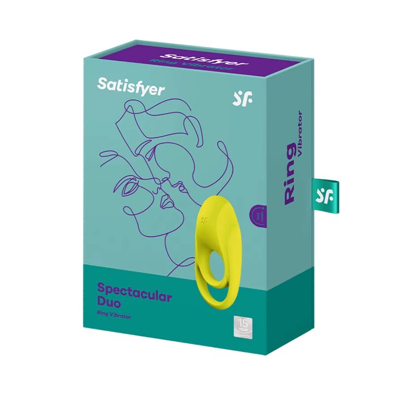Satisfyer - Spectaculair Duo Vibrerende Ring Geel