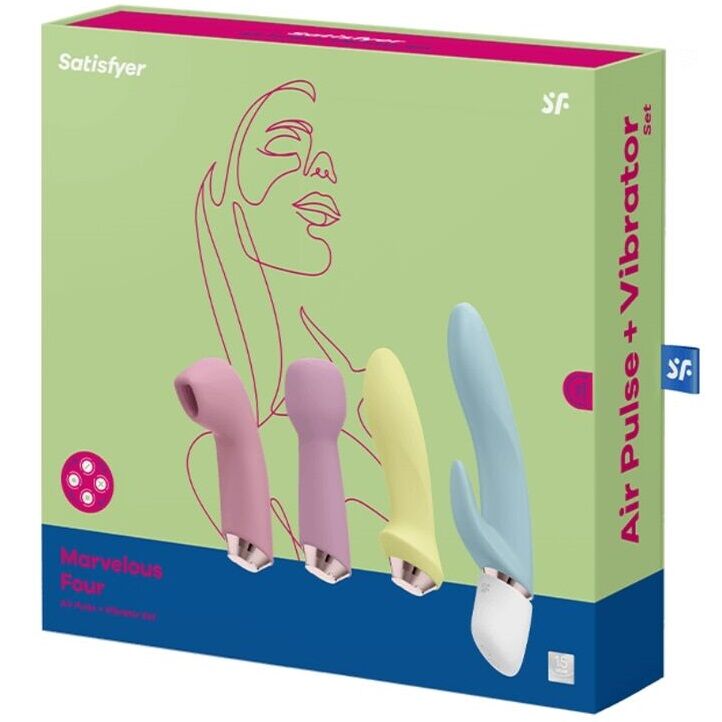 SATISFYER - Marvelous Four Vibrator & Air Pulse Set