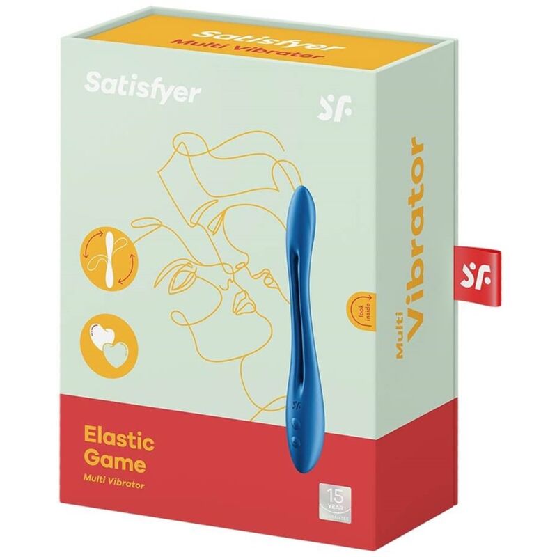 SATISFYER - Elastic Game Multi Vibrator Blauw