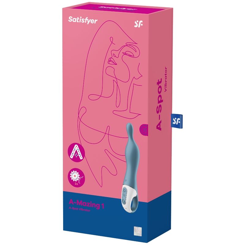 SATISFYER - Amazing 1 Aspot Vibrator Blauw