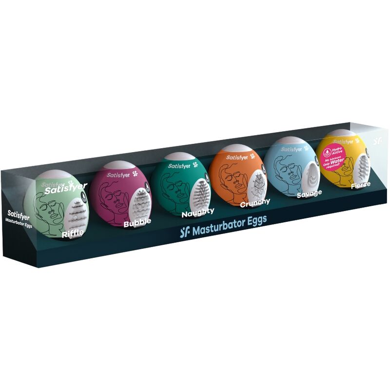 SATISFYER - Masturbator Eggs 6 Units Set