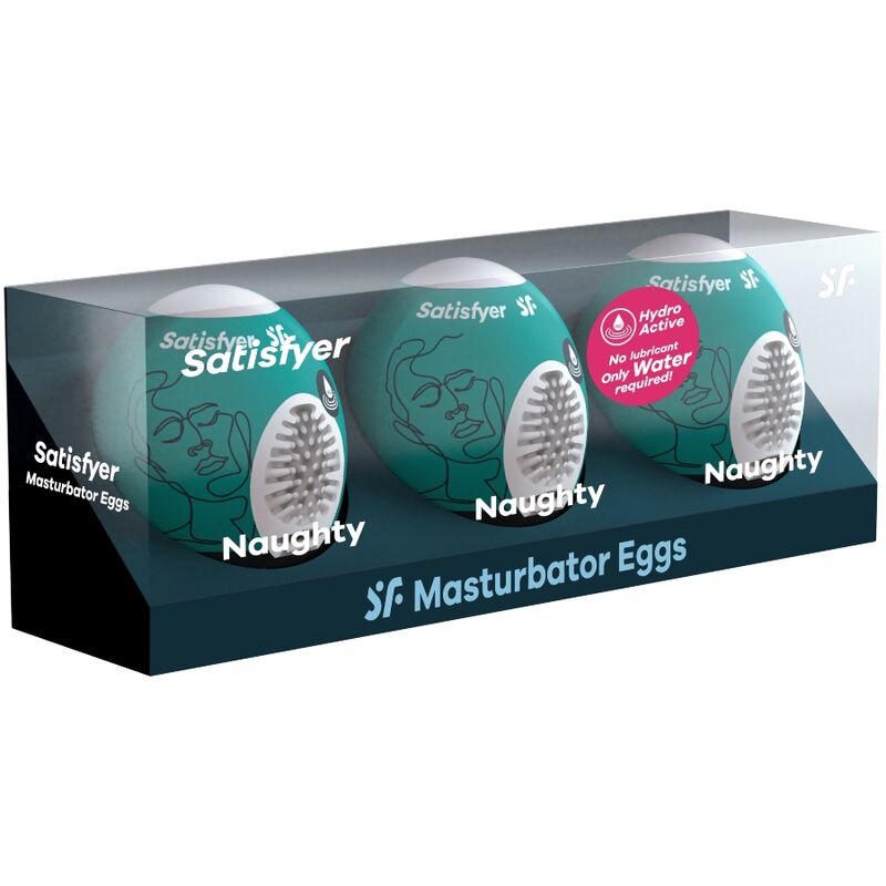 SATISFYER - 3 Masturbator Eggs Naughty