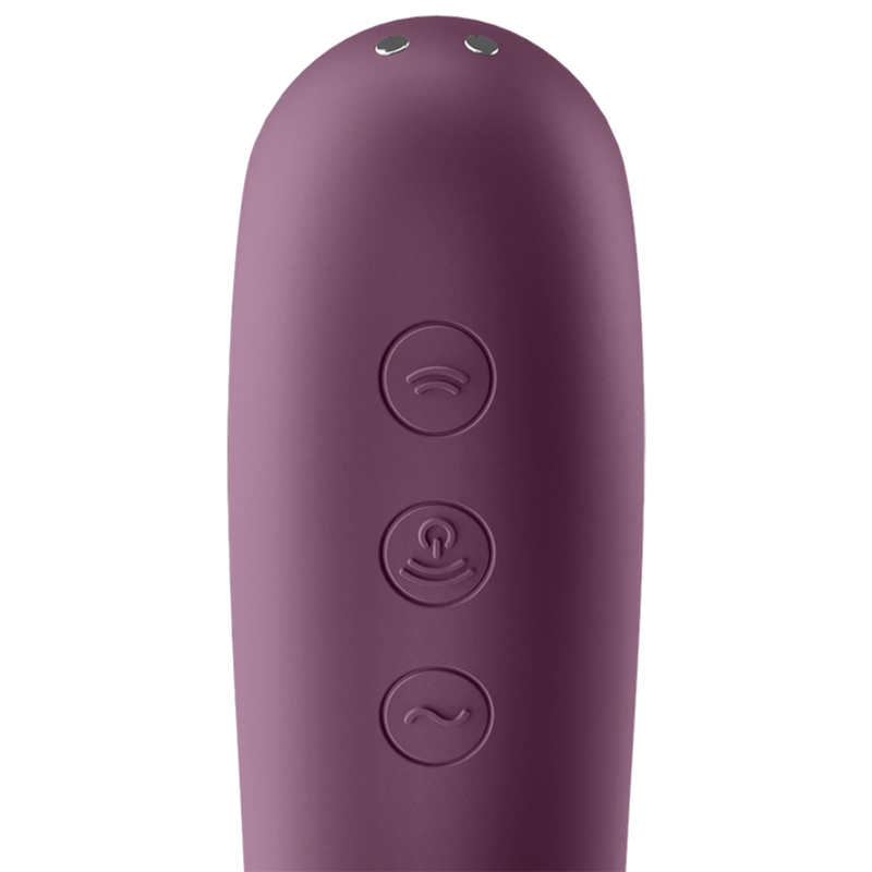 Satisfyer - Dual Kiss Paarse Clitoris Stimulator