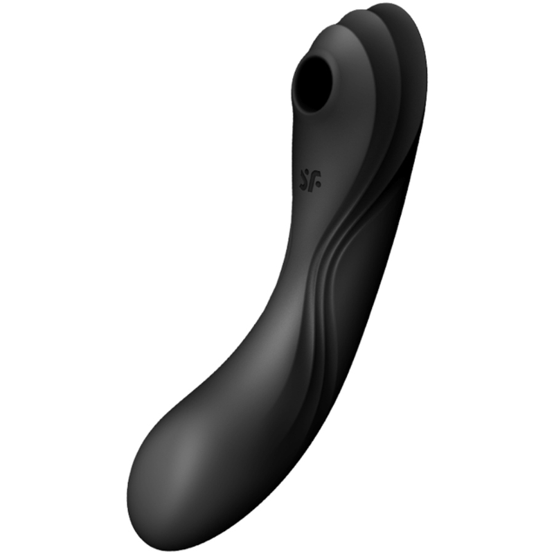 SATISFYER - Curvy Trinity 4 Air Pulse Vibrator Zwart