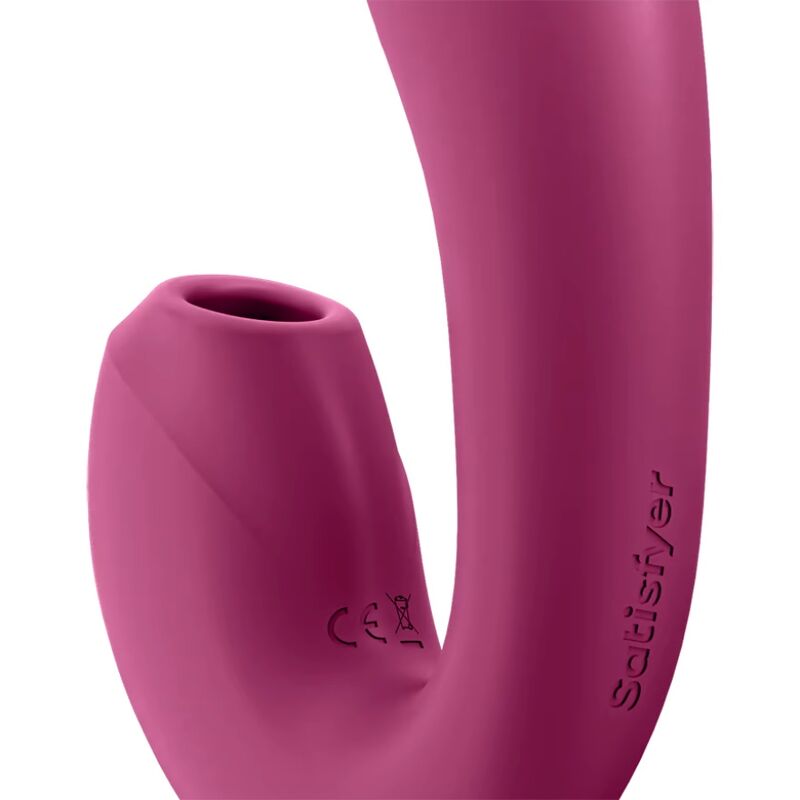 SATISFYER - Sunray Stimulator And Vibrator APP Rood