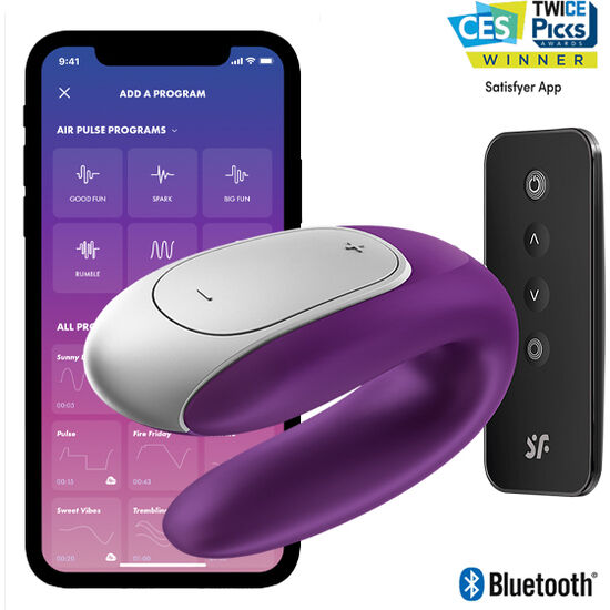 Satisfyer - Dubbel Plezier Partner Vibrator Lila