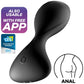 Satisfyer - Trendsetter Vibrating Plug APP Black