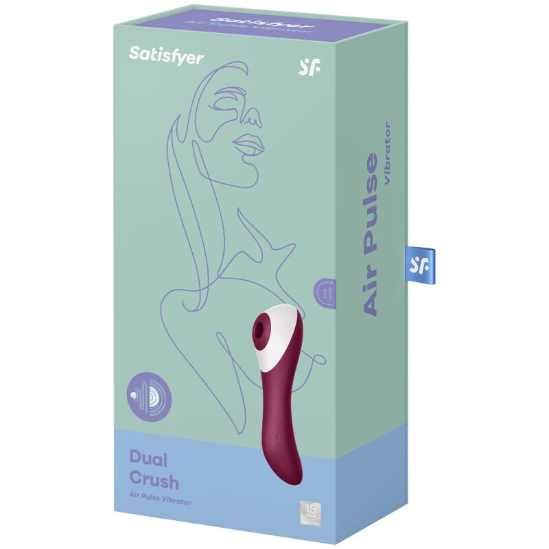SATISFYER - Dual Crush Air Pulse Vibrator