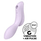 SATISFYER - Curvy Trinity 2 Air Pulse Vibrator Black