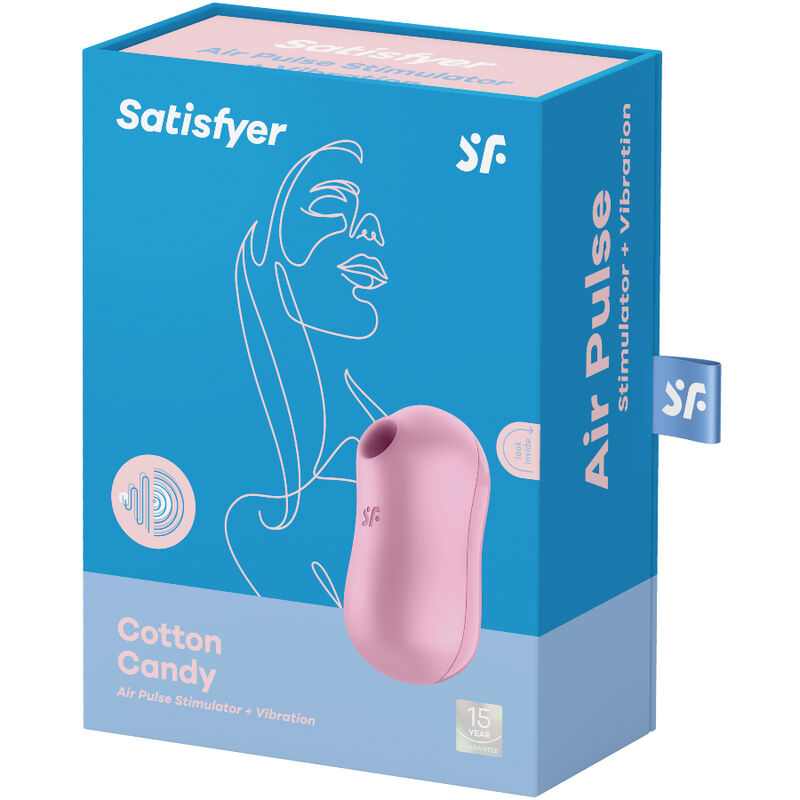SATISFYER - Cotton Candy Air Pulse Stimulator & Vibrator Lilac