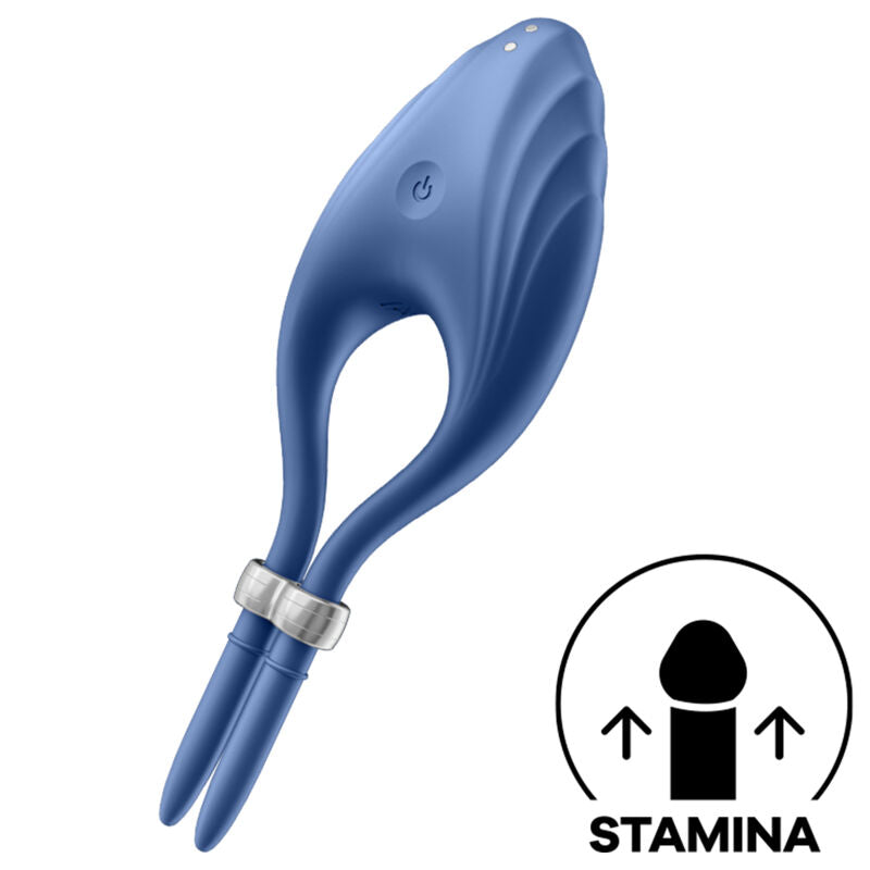 Satisfyer - Duelist Blauwe Trillende Ring