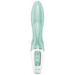 Satisfyer - Air Pump Bunny 5+ Inflatable Rabbit Vibrator APP Green