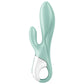 Satisfyer - Air Pump Bunny 5+ Inflatable Rabbit Vibrator APP Green