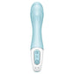Satisfyer - Luchtpomp Vibrator 5+ Opblaasbare G-SPOT Vibrator APP Blauw