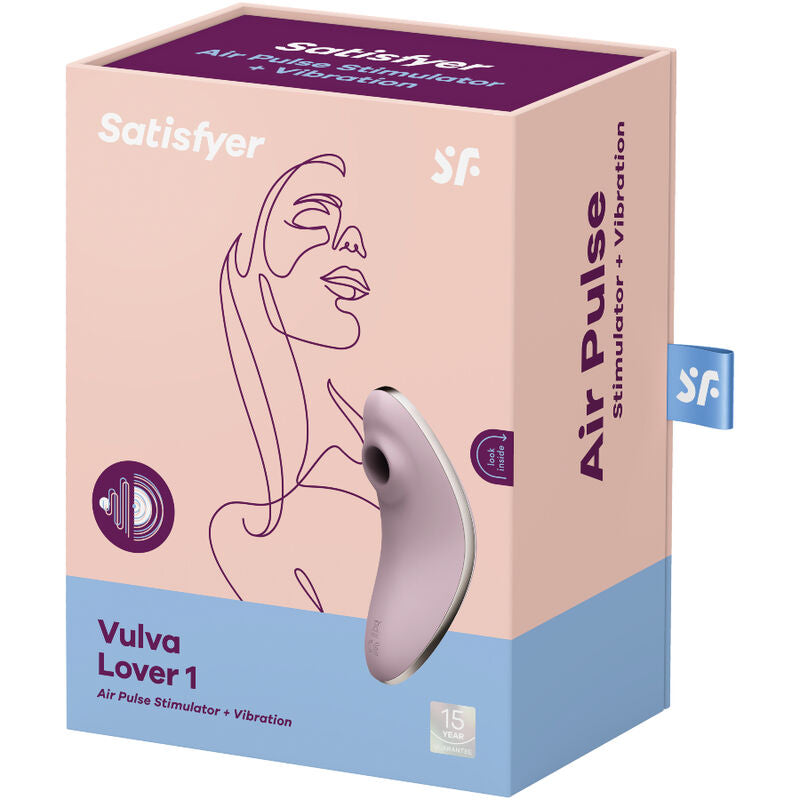 SATISFYER - Vulva Lover 1 Air Pulse Stimulator & Vibrator Blauw