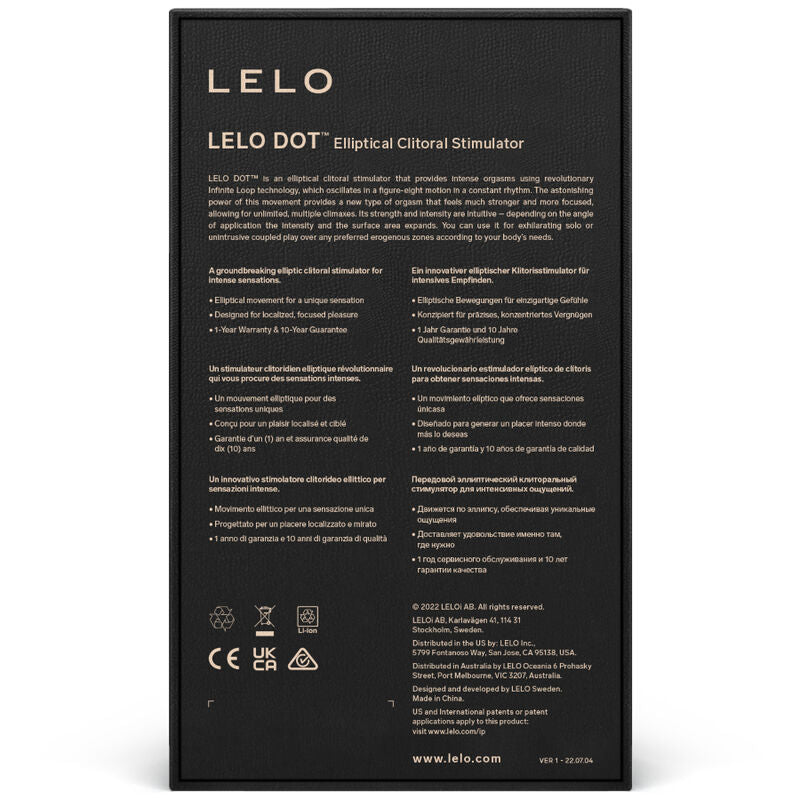 LELO - Dot Clitoris Stimulator - Aqua Groen