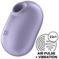 Satisfyer - Pro to Go 2 Double Violet Vibrator En Stimulator