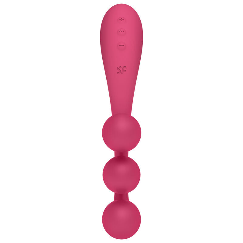 SATISFYER - Tri Ball 1 Multi Vibrator Rood