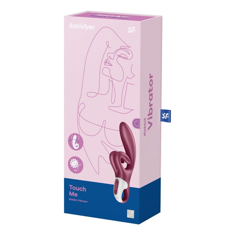 Satisfyer - Touch Me Vibrator Rood Konijn