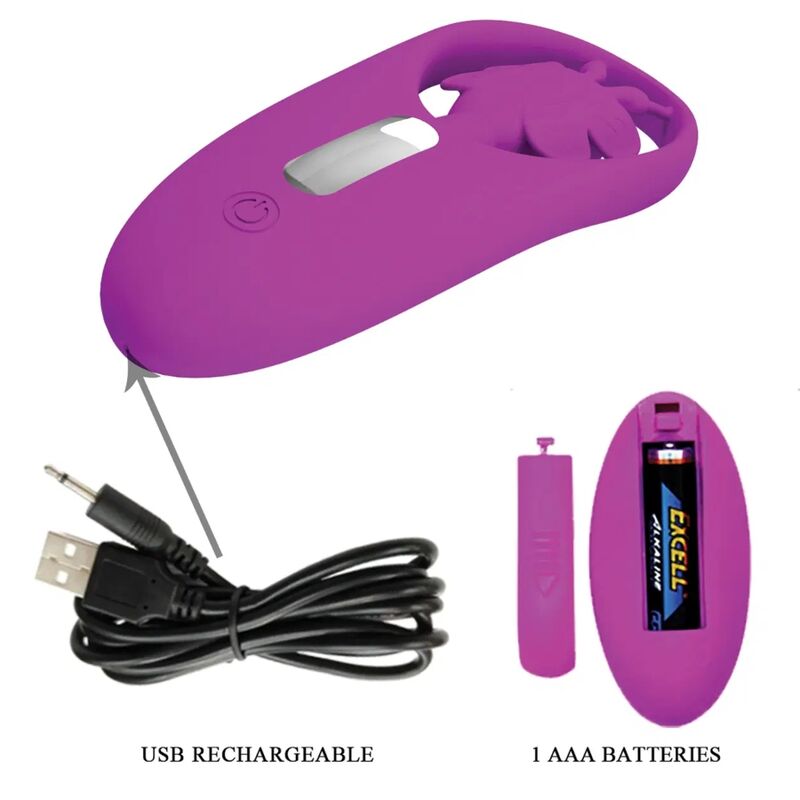 PRETTY LOVE - Dancing Butterfly Stimulator For Panties With Afstandsbediening Lilac