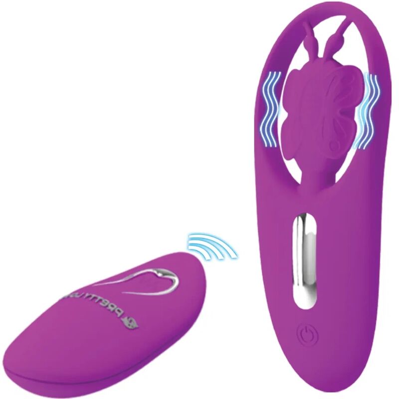 PRETTY LOVE - Dancing Butterfly Stimulator For Panties With Afstandsbediening Lilac