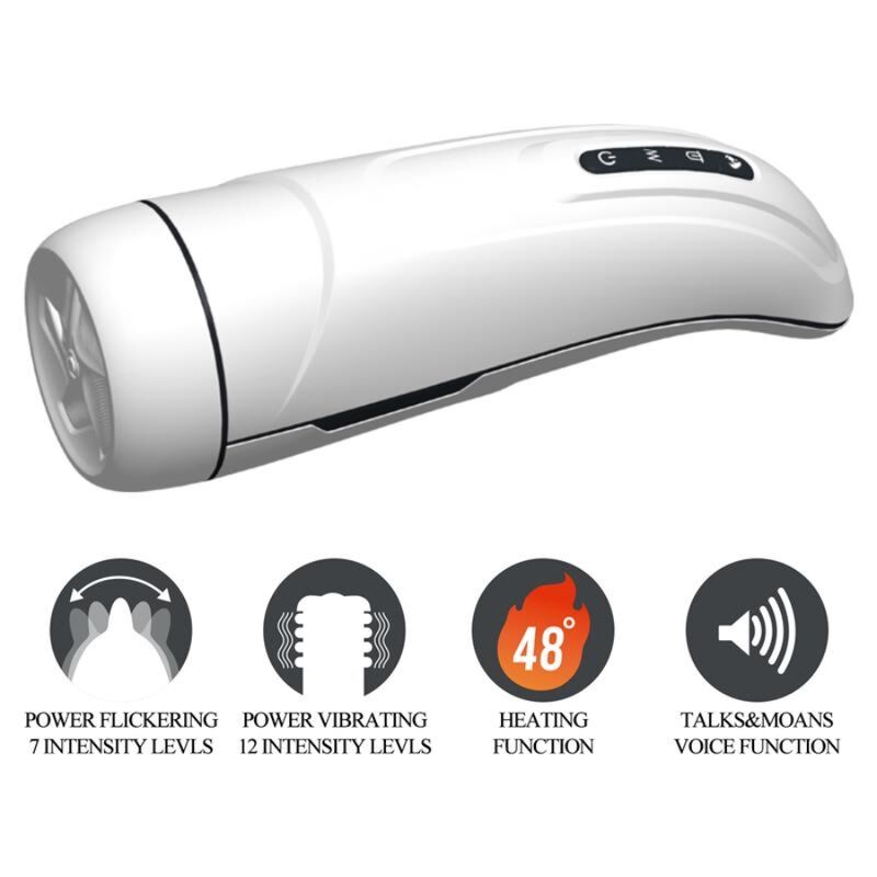 PRETTY LOVE - Marissa Male Masturbator Vibration, Heat, Voice And Suction