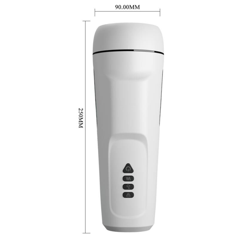 PRETTY LOVE - Sienna Vibrating Male Masturbator With Voice And Suction